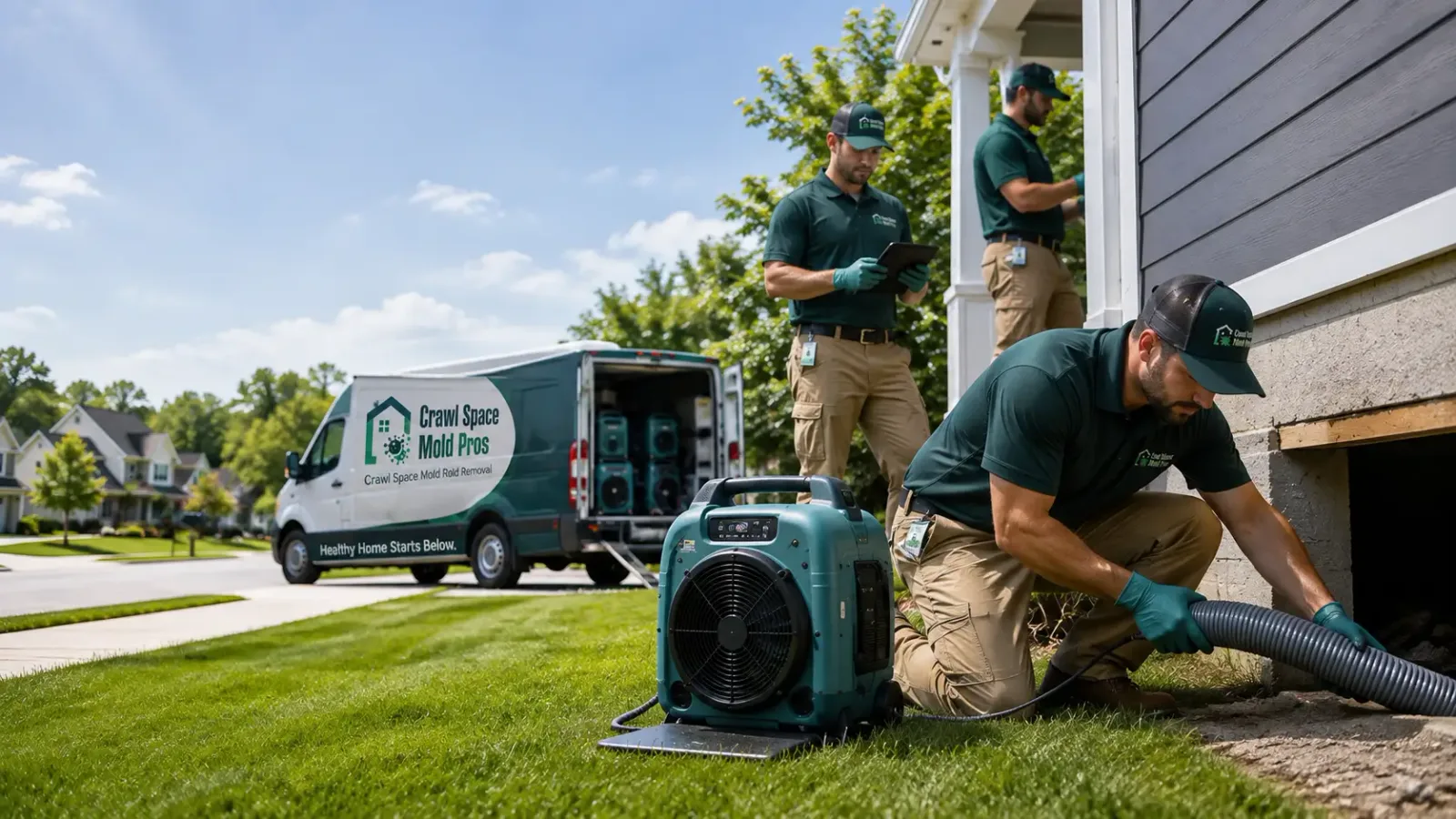 Crawl Space Mold Removal in Sullivan, NH